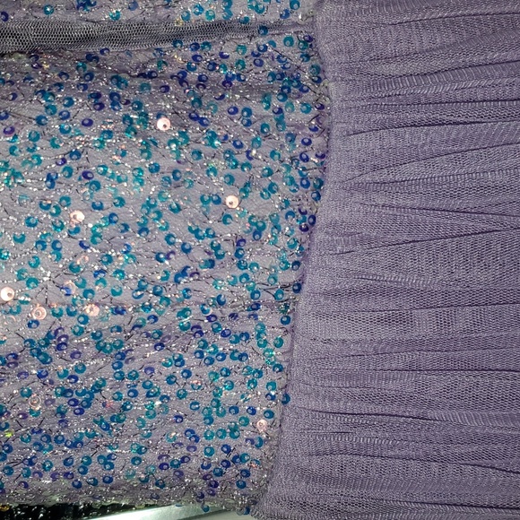 Lovely Grace Lavender Dress Size L - Picture 3 of 6